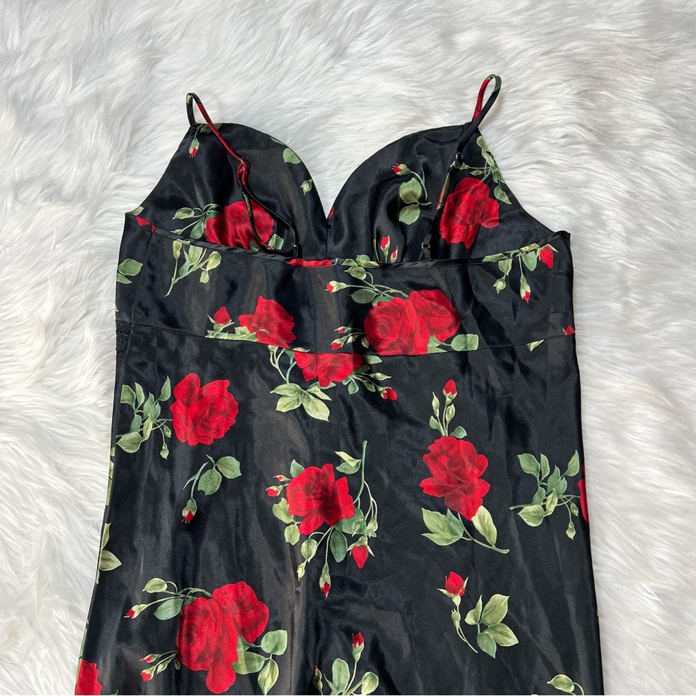 Vintage Floral Maxi Slip‎ Dress - Picture 7 of 12